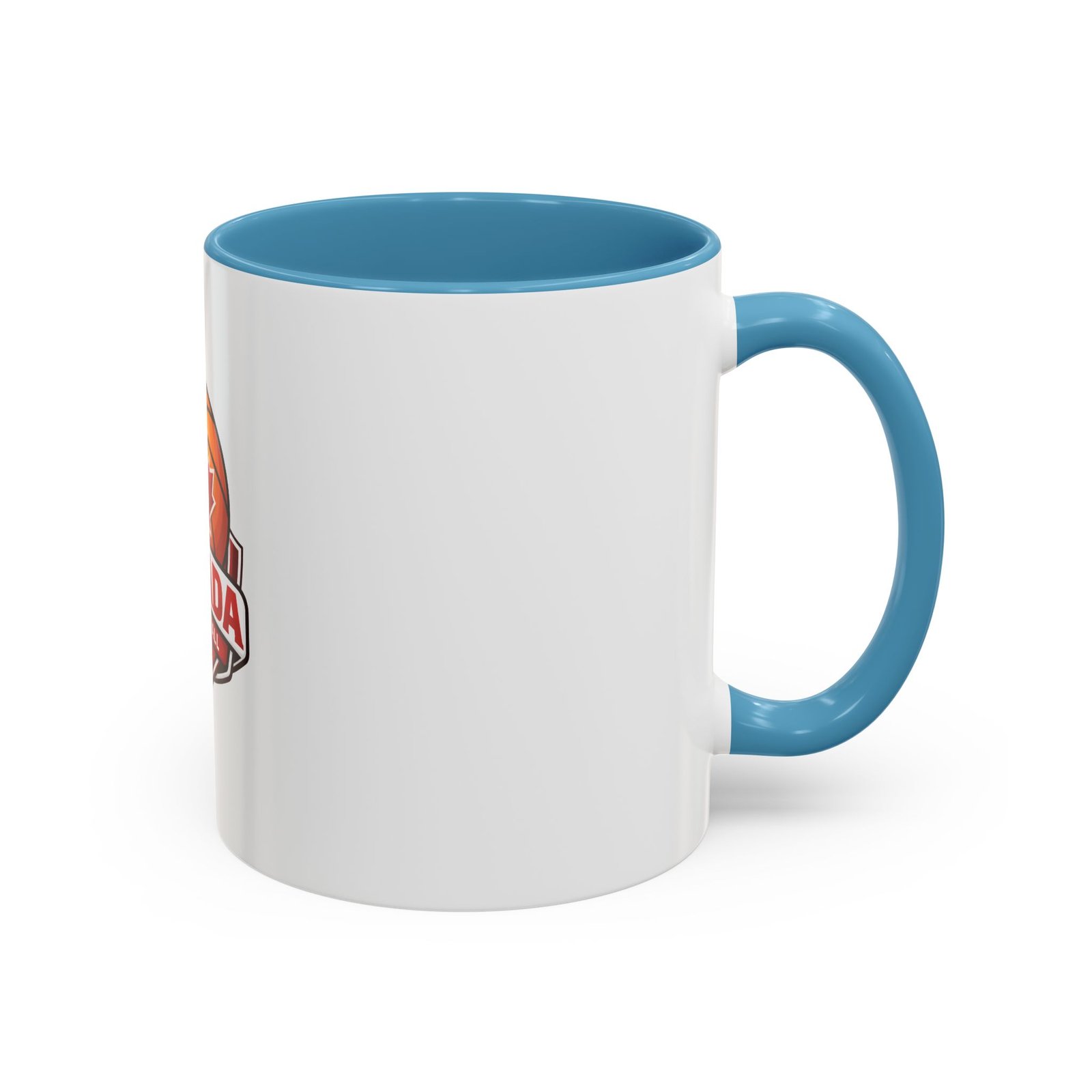 Canada Basketball Accent Coffee Mug — Maple Leaf Basketball Logo (11/15oz) - Image 34