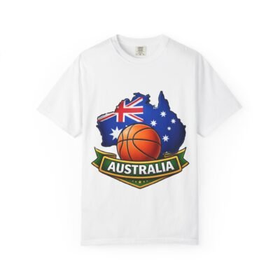 Australia Basketball T-Shirt — Aussie Flag & Hoop Sports Tee