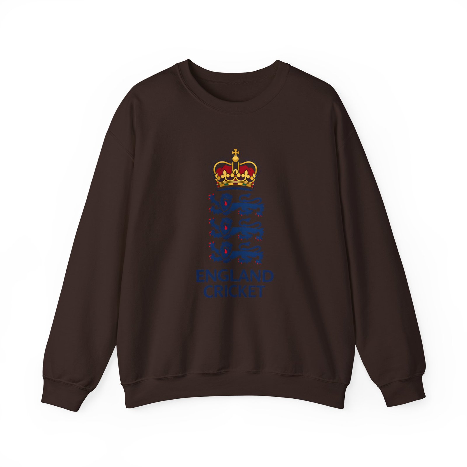 England Cricket Crewneck Sweatshirt – Three Lions Logo Pullover - Image 25