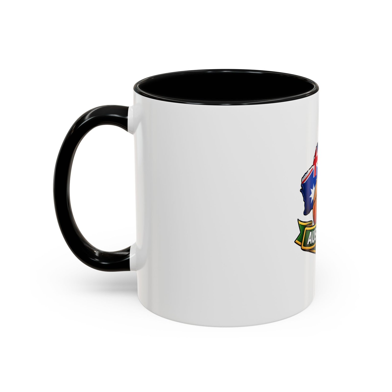Australia Basketball Coffee Mug — Australian Flag & Basketball Accent Mug (11/15 oz) - Image 3