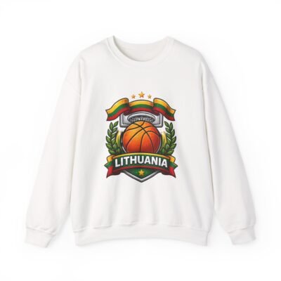 Lithuania Basketball Crest Crewneck Sweatshirt