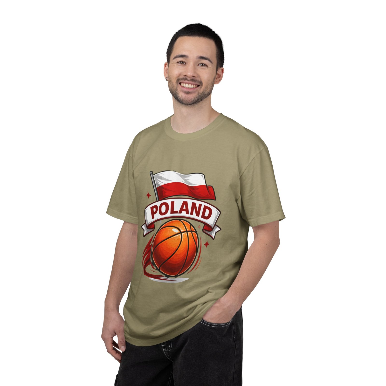 Poland Basketball T-Shirt — Polish Flag & Basketball Graphic - Image 24