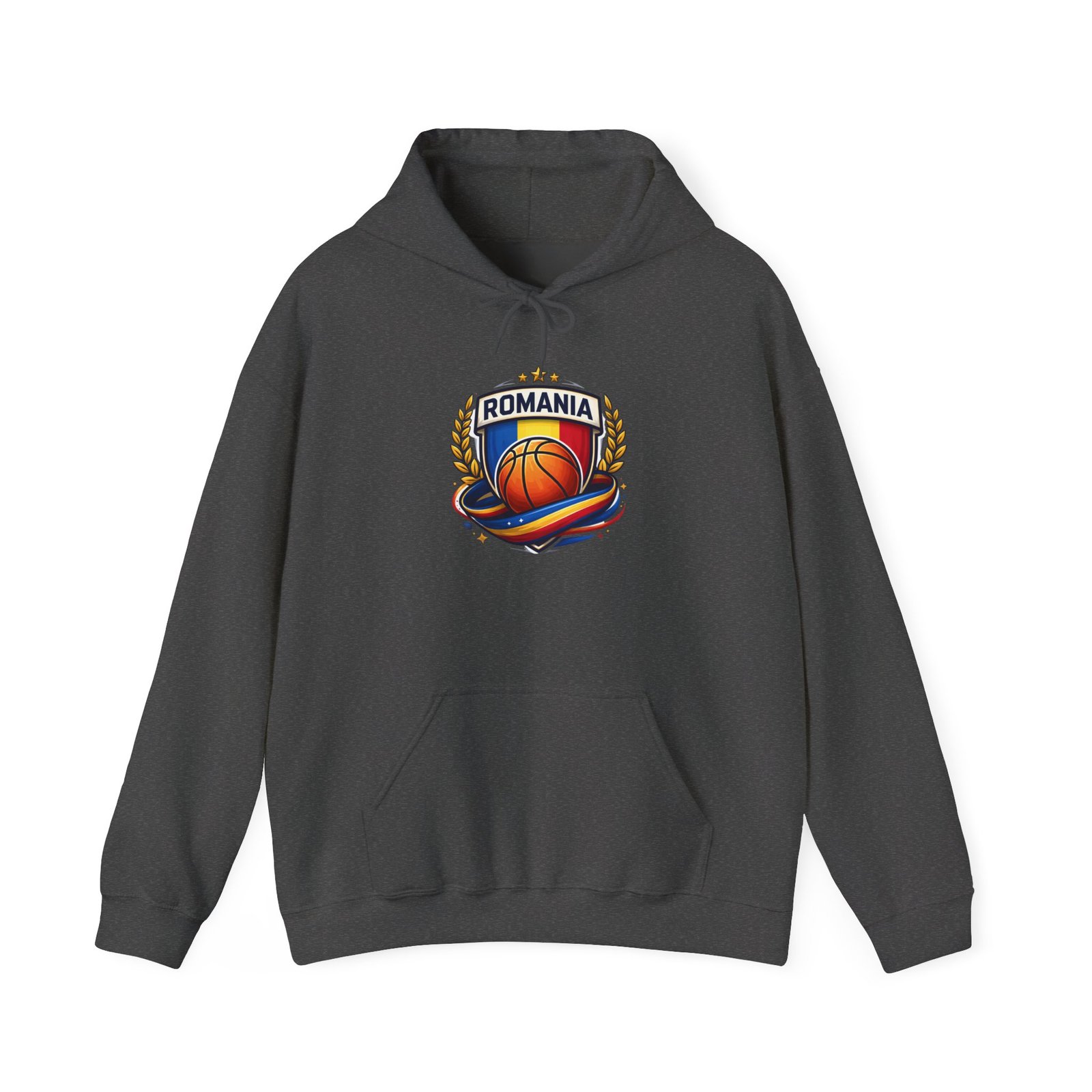 Romania Basketball Hoodie – Retro Crest Basketball Team Pullover - Image 29
