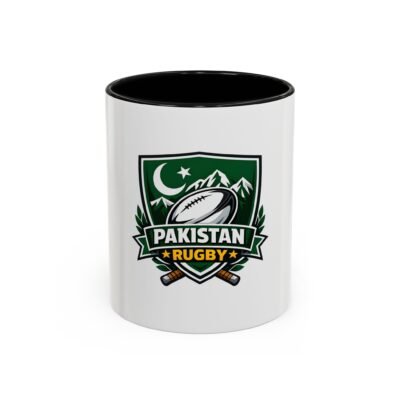 Pakistan Rugby Crest Coffee Mug – National Rugby Logo Accent Mug (11/15oz)