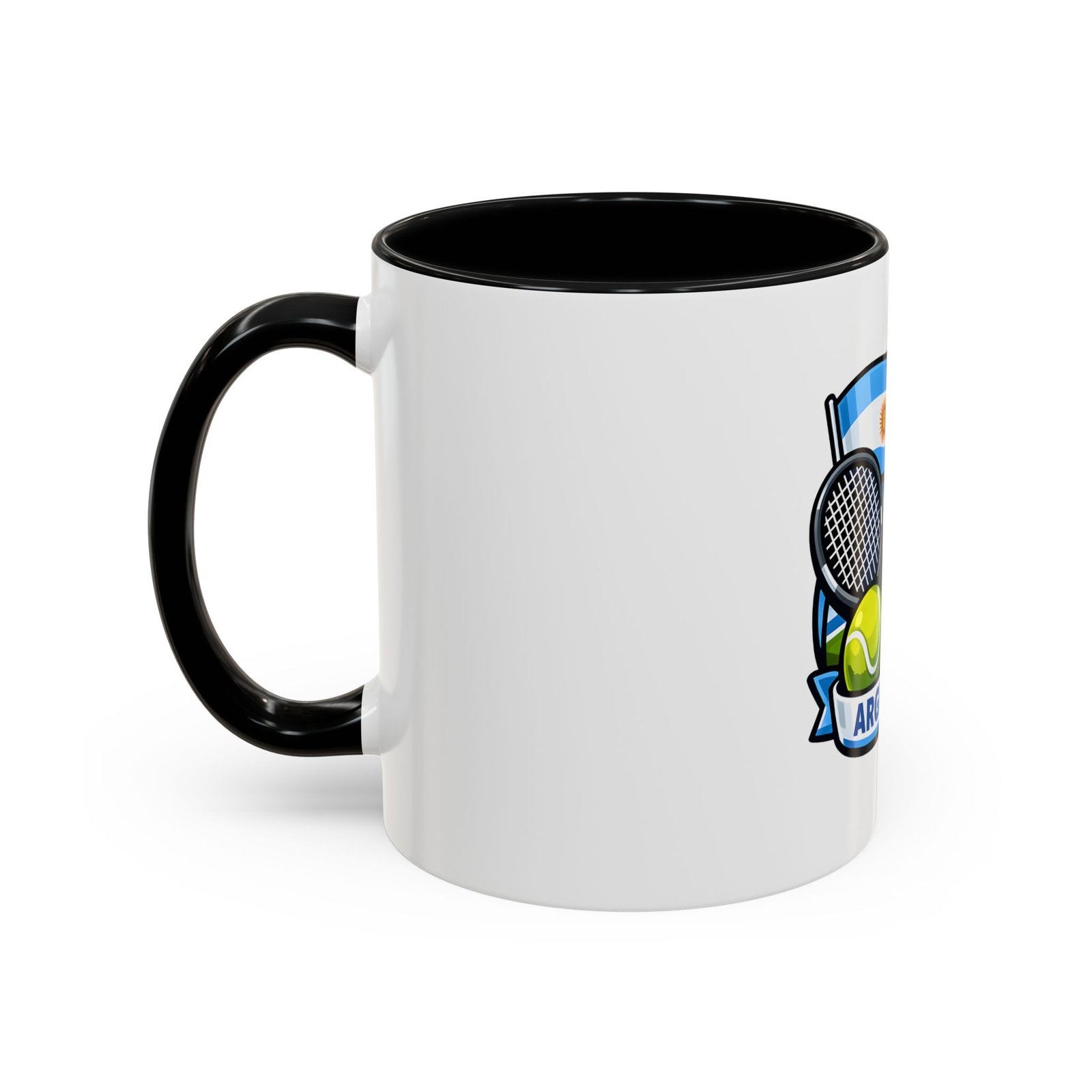 Argentina Tennis Coffee Mug – Argentinian Flag & Rackets Accent Mug (11/15oz) - Image 3