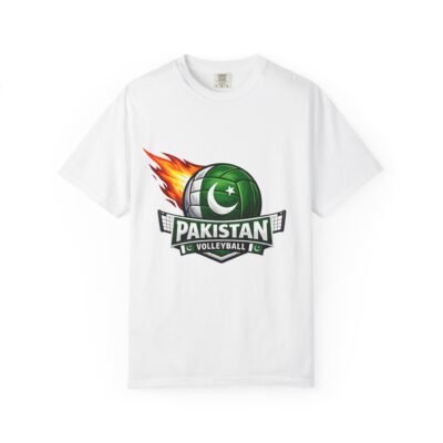 Pakistan Volleyball Team T-Shirt — Flaming Volleyball Crest