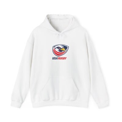 USA Rugby Logo Hoodie — Patriotic American Rugby Pullover