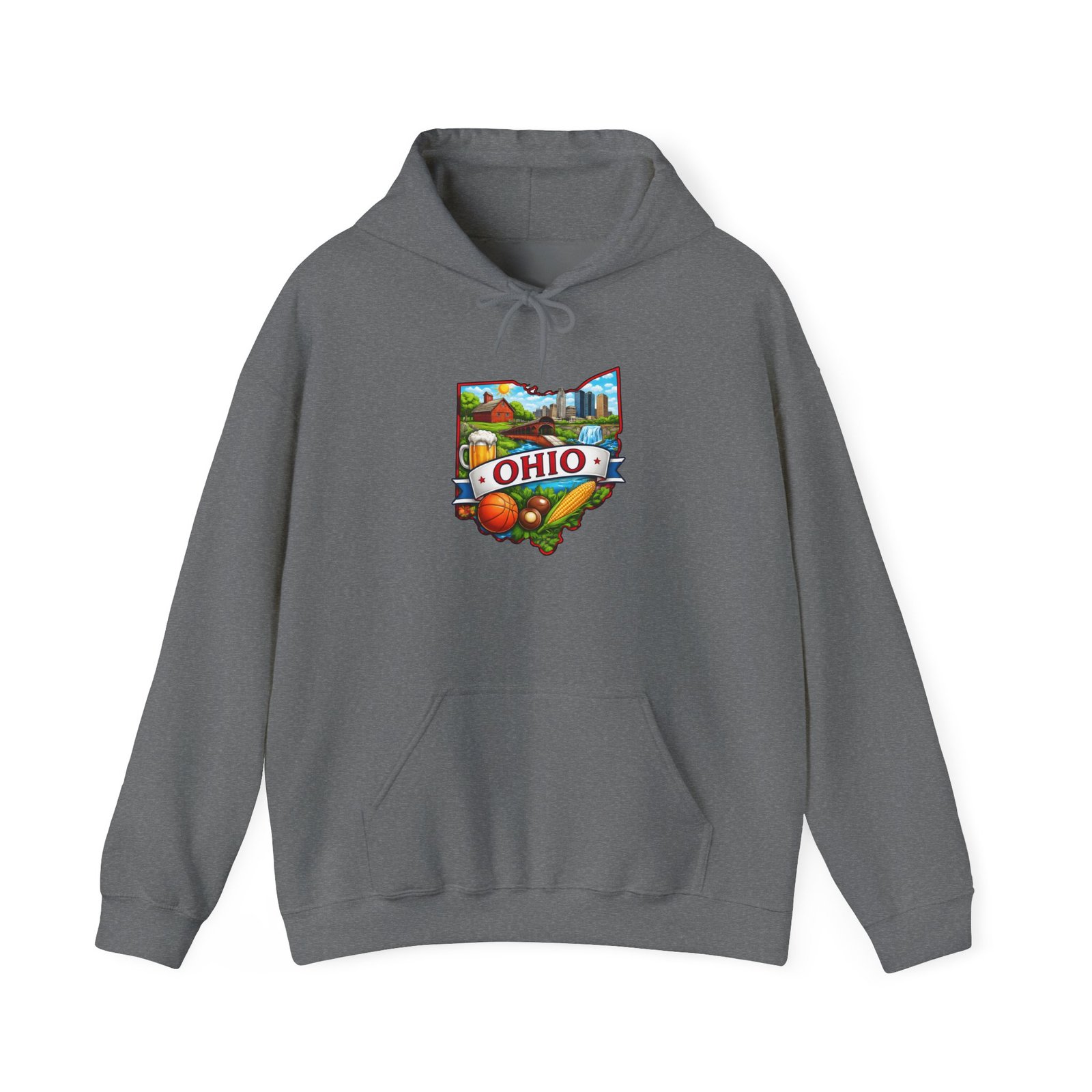 Ohio State Map Hoodie — Colorful Ohio Landmarks & Icons Sweatshirt - Image 31