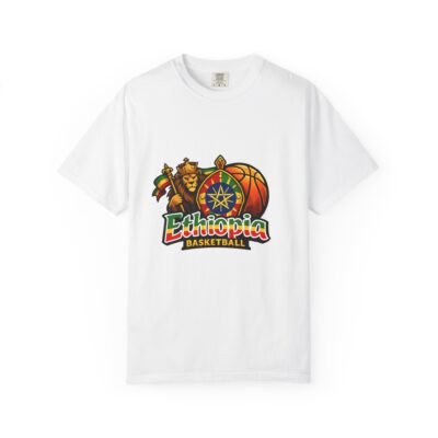 Ethiopia Basketball T-Shirt — Lion & Flag Sports Tee
