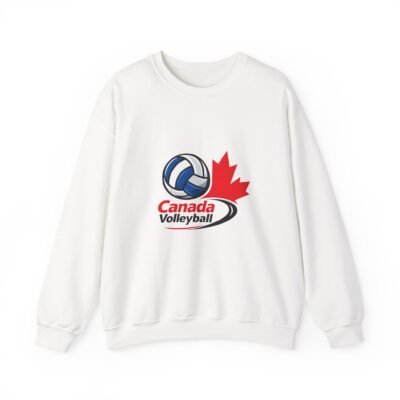 Canada Volleyball Crewneck Sweatshirt – Maple Leaf Volleyball Logo