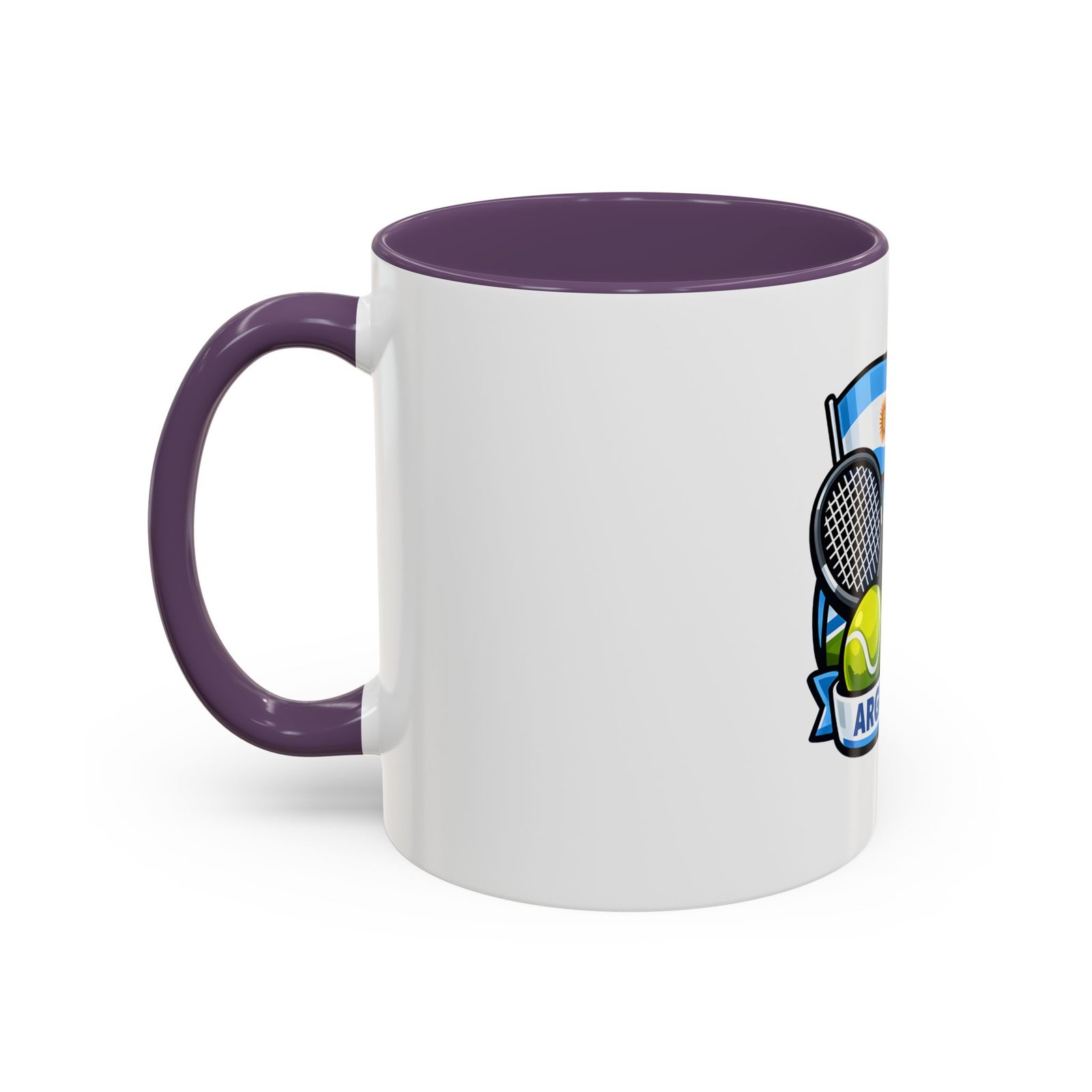 Argentina Tennis Coffee Mug – Argentinian Flag & Rackets Accent Mug (11/15oz) - Image 63