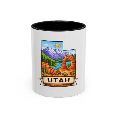 Utah Scenic Coffee Mug — State Landmark Travel Gift (Accent 11/15oz)