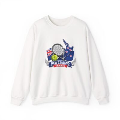 New Zealand Tennis Crewneck Sweatshirt – NZ Tennis Logo Pullover