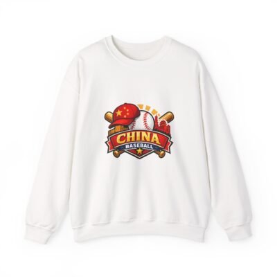 China Baseball Crewneck Sweatshirt – Vintage Team Logo Pullover