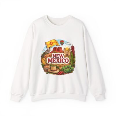New Mexico Crewneck Sweatshirt — Southwestern Scenic Graphic