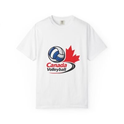 Canada Volleyball T-Shirt — Maple Leaf Volleyball Tee