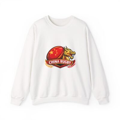 China Rugby Crewneck Sweatshirt — Dragon Logo Rugby Fan Pullover