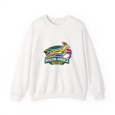 South Africa Rugby Crewneck Sweatshirt — Springbok Logo Pullover