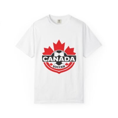 Canada Soccer T‑Shirt — Maple Leaf Soccer Emblem Tee
