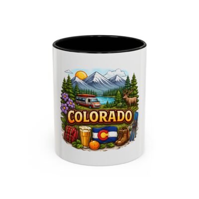 Colorado Scenic Coffee Mug – Mountain Camping & Hiking Travel Accent Mug (11/15oz)