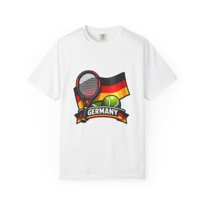 Germany Tennis T-Shirt — German Flag & Racket Sports Tee
