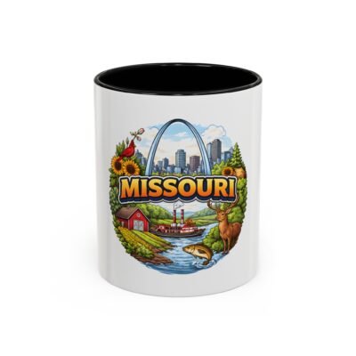Missouri Scenic Accent Coffee Mug – State Pride Travel Souvenir (11/15oz)