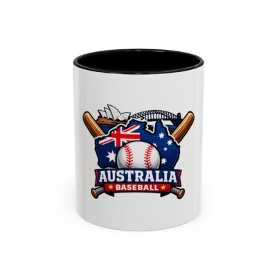 Australia Baseball Mug — Australia Logo Coffee Cup (11/15oz)