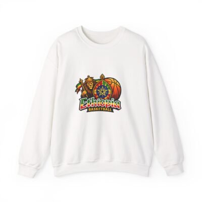 Ethiopia Basketball Crewneck Sweatshirt — Lion & Hoop Heritage Design