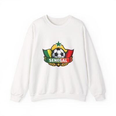 Senegal Soccer Crest Sweatshirt — Football Team Pride Crewneck