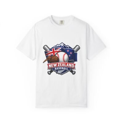 New Zealand Baseball T-Shirt — Kiwis Flag & Ball Sports Tee