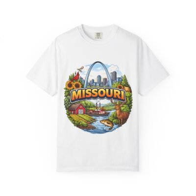 Missouri Scenic T-Shirt — Gateway Arch & State Icons Graphic Tee