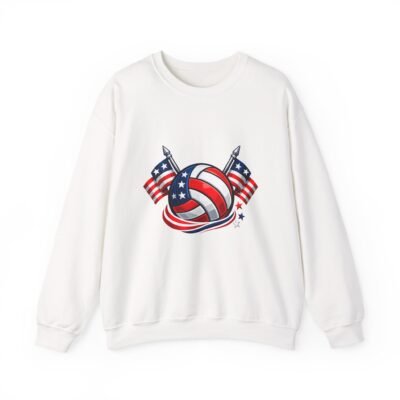 American Flag Volleyball Crewneck Sweatshirt