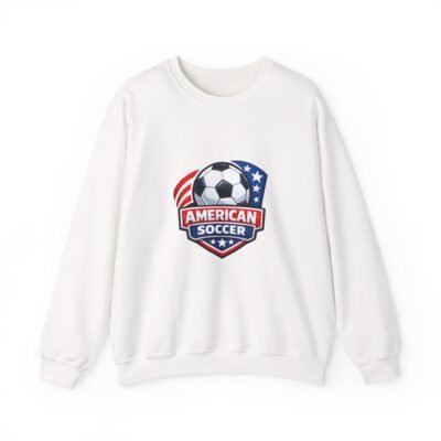 American Soccer Crewneck Sweatshirt — USA Flag Soccer Ball Design