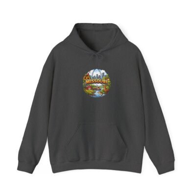 Missouri Scenic Hoodie – Gateway Arch & Countryside Graphic