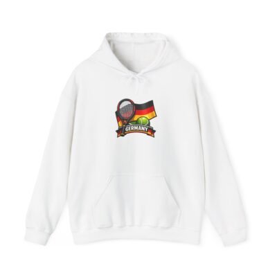 Germany Tennis Hoodie – German Flag Tennis Racket Pullover