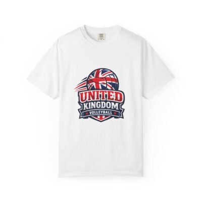 United Kingdom Volleyball T-Shirt — UK Flag Volleyball Graphic Tee