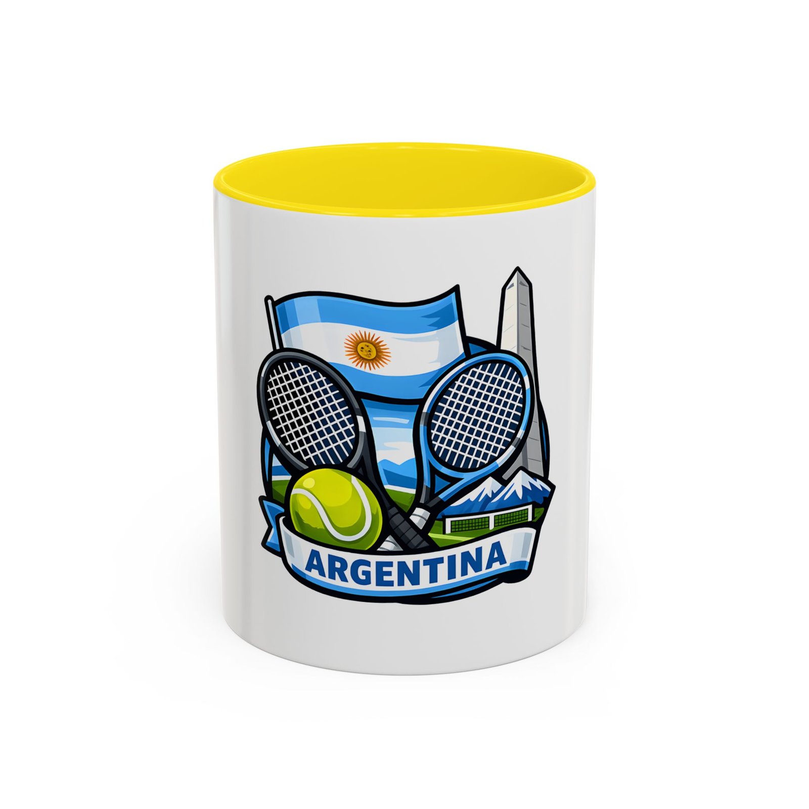 Argentina Tennis Coffee Mug – Argentinian Flag & Rackets Accent Mug (11/15oz) - Image 45