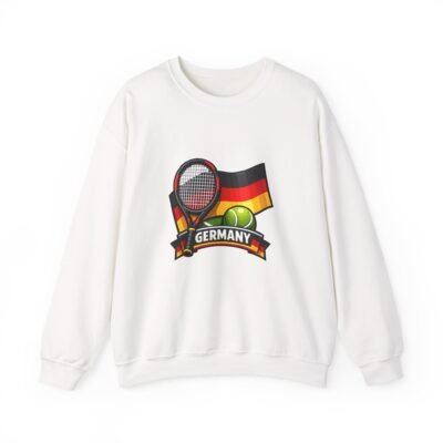 Germany Tennis Crewneck Sweatshirt – German Flag & Racket Sports Pullover