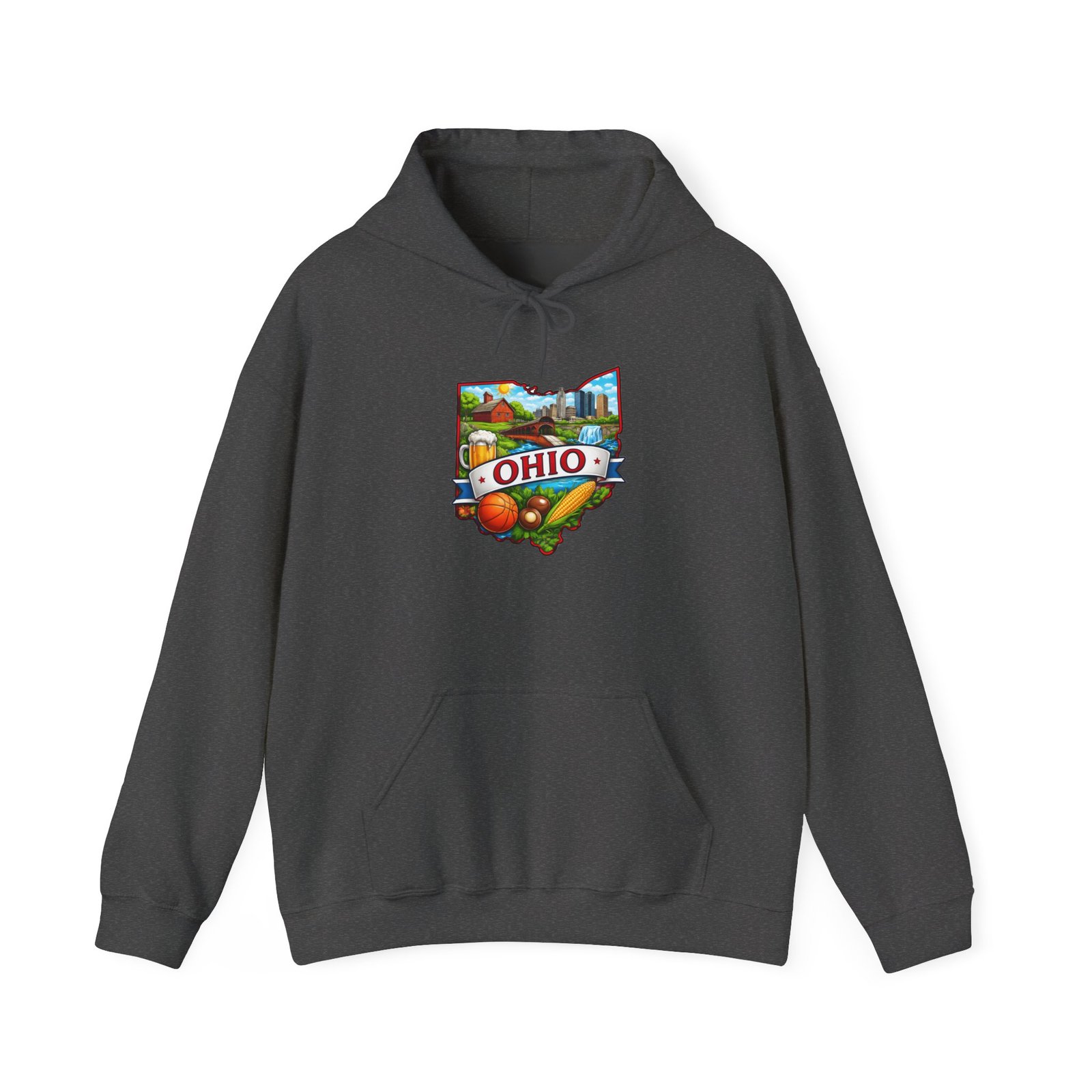 Ohio State Map Hoodie — Colorful Ohio Landmarks & Icons Sweatshirt - Image 36