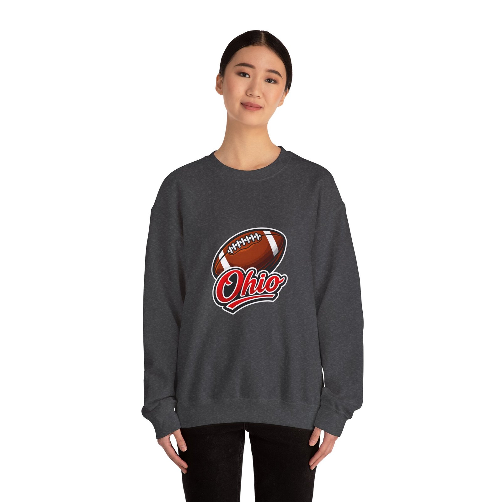Crewneck Sweatshirt — Ohio Football Logo Crewneck - Image 36