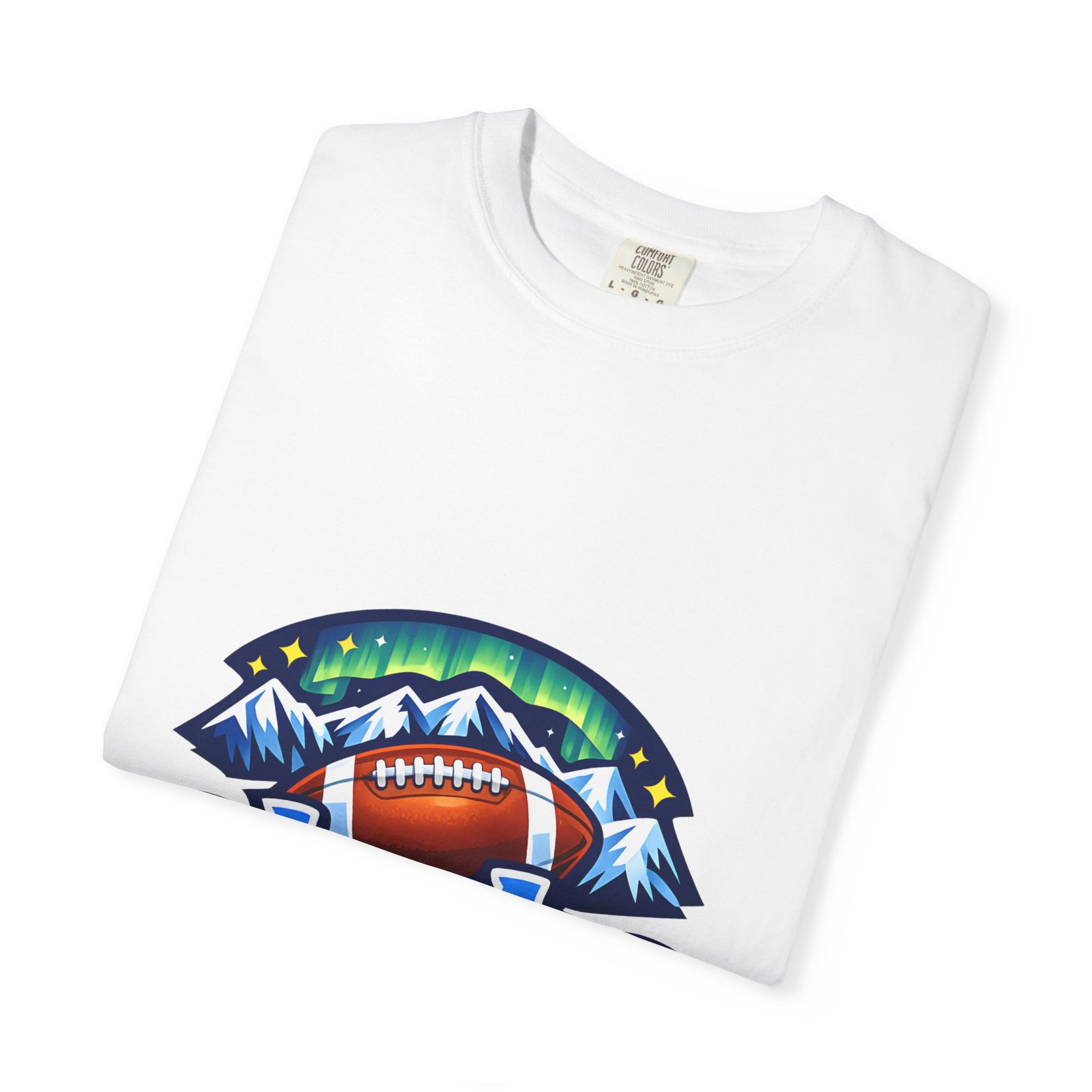 Alaska Football Bear Mountains T‑Shirt - Image 28