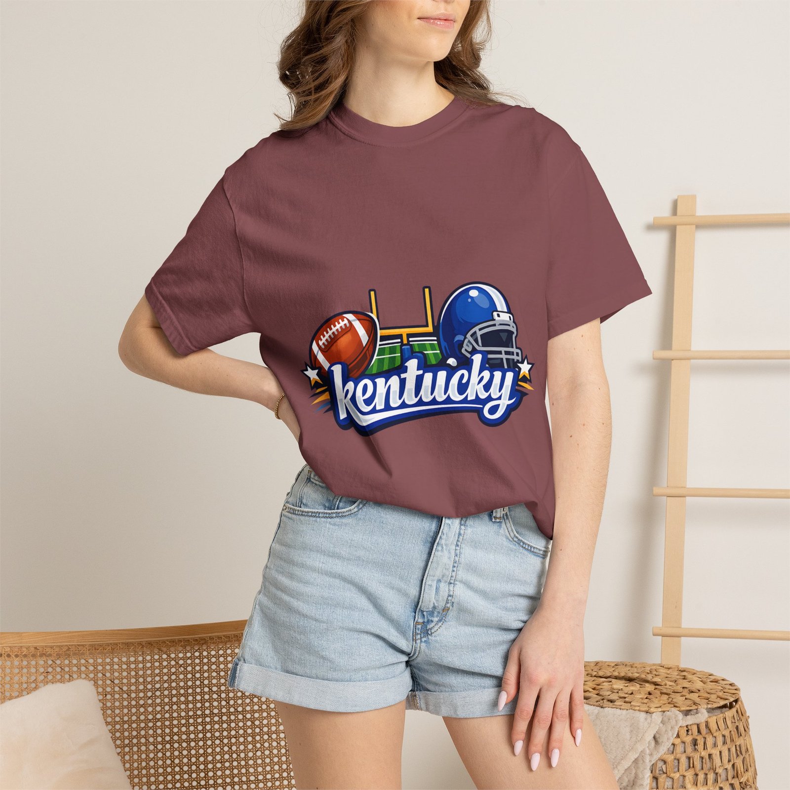 Kentucky Football Graphic T-Shirt — Helmet & Ball State Pride Tee - Image 9