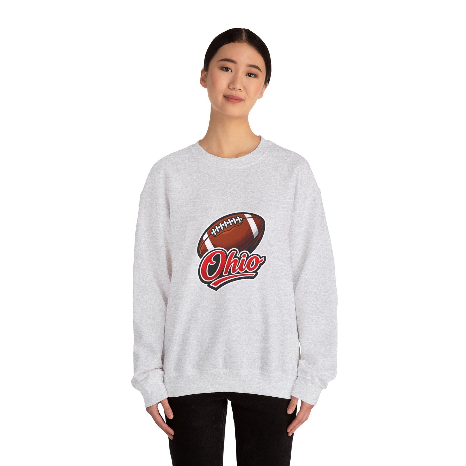 Crewneck Sweatshirt — Ohio Football Logo Crewneck - Image 8