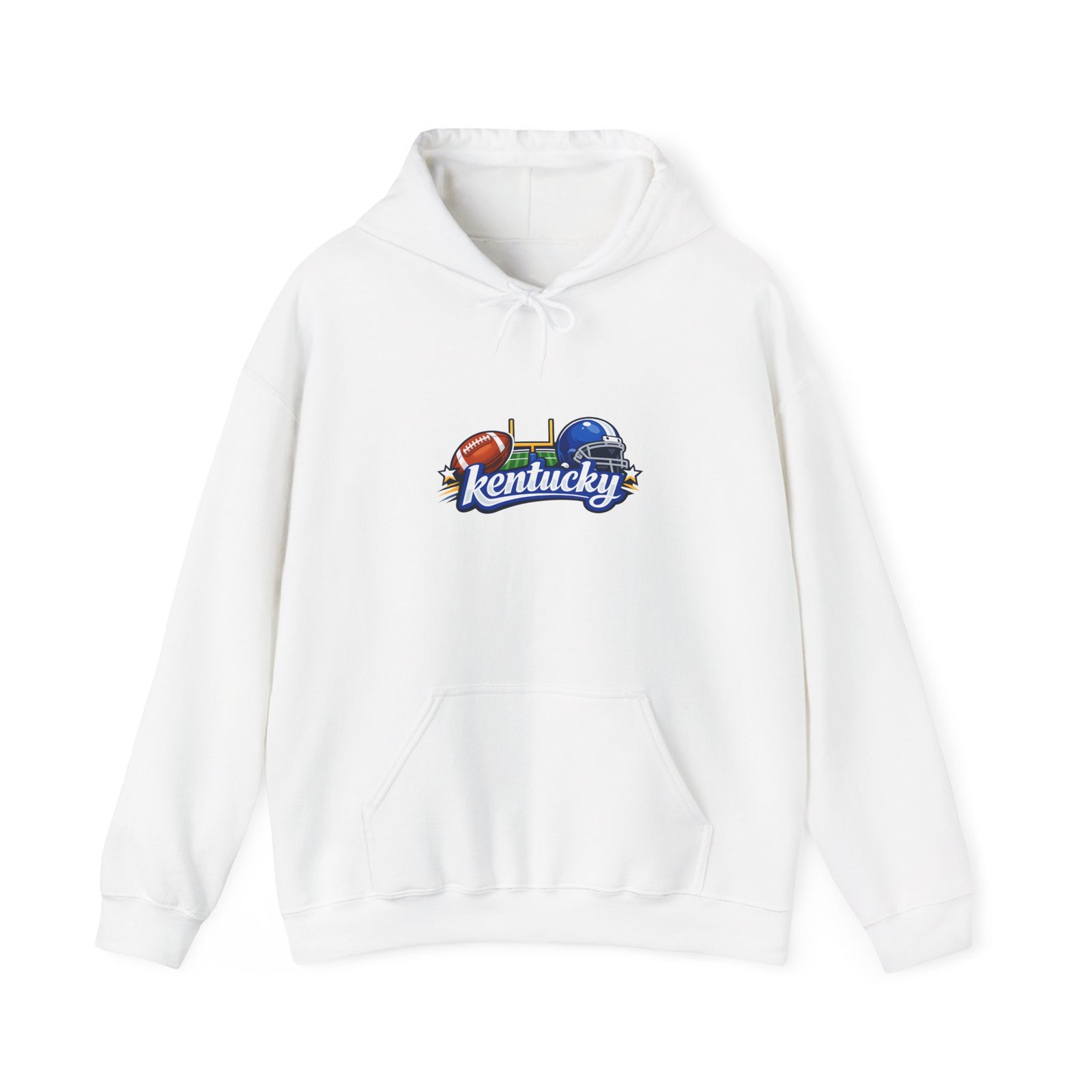 Kentucky Football & Basketball Logo Hoodie - State Sports Fan Pullover