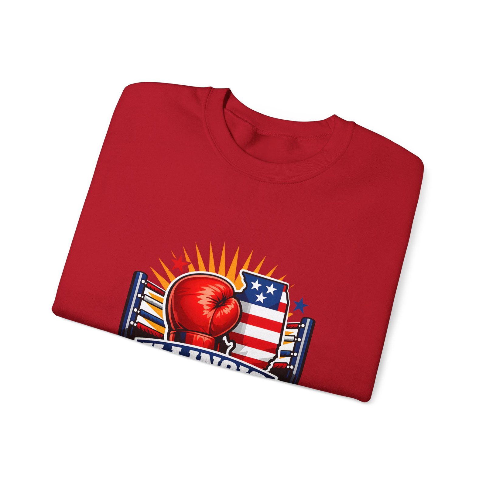 Illinois Boxing Crewneck Sweatshirt - Image 55