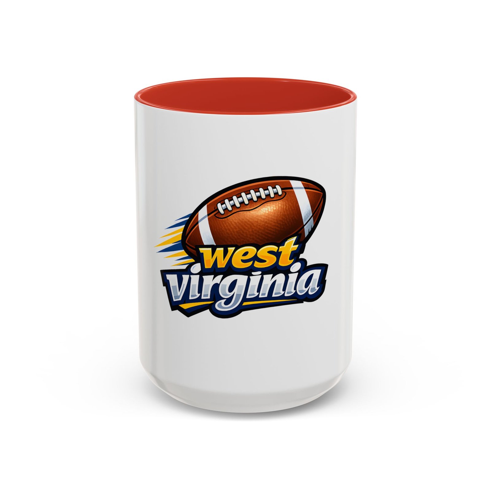 West Virginia Football Accent Coffee Mug (11/15oz) - Image 29