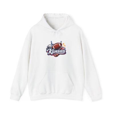 Kansas Football Hoodie — Vintage Sports Logo Sweatshirt