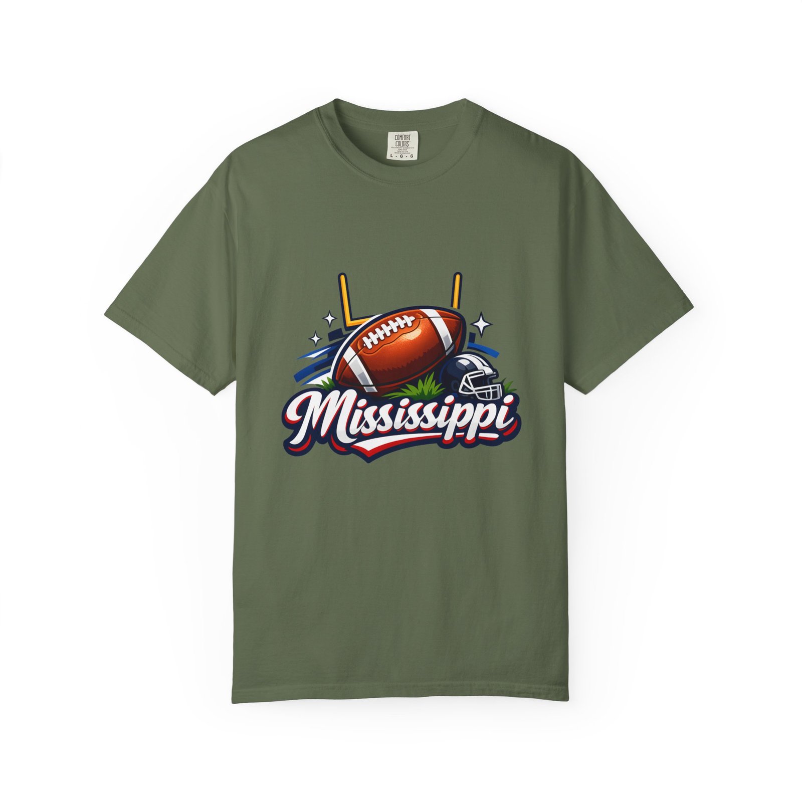 Mississippi Football T-Shirt — Retro Gridiron Logo Tee - Image 37