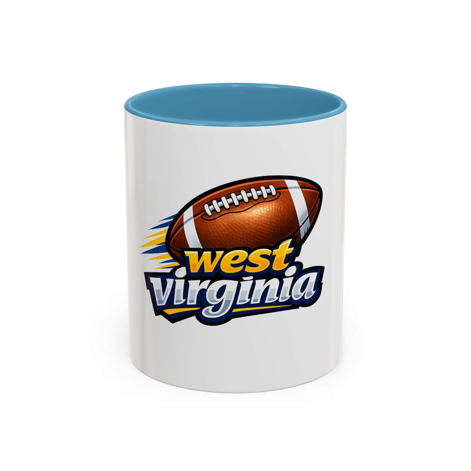 West Virginia Football Accent Coffee Mug (11/15oz) - Image 33