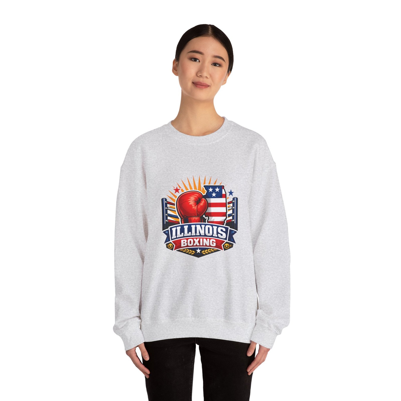 Illinois Boxing Crewneck Sweatshirt - Image 12